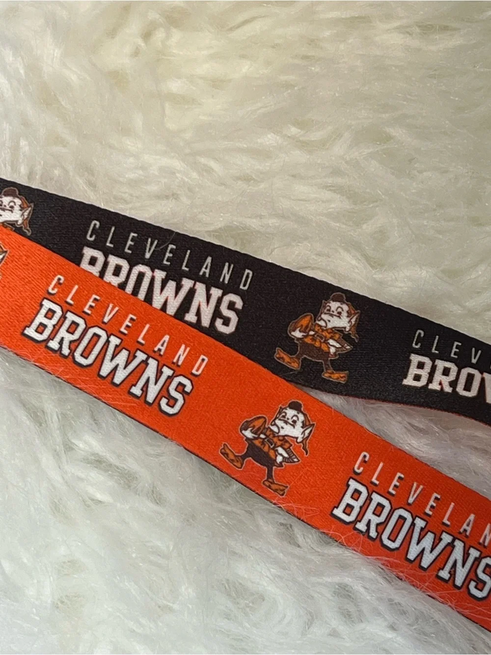 Cleveland Browns Lanyard / Strap - Orange & Brown